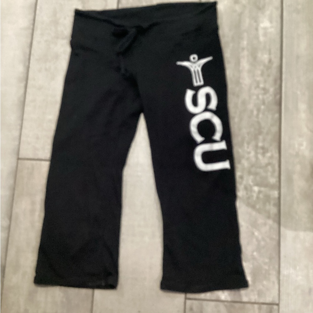 SoulCycle Kids Black Joggers with White Logo